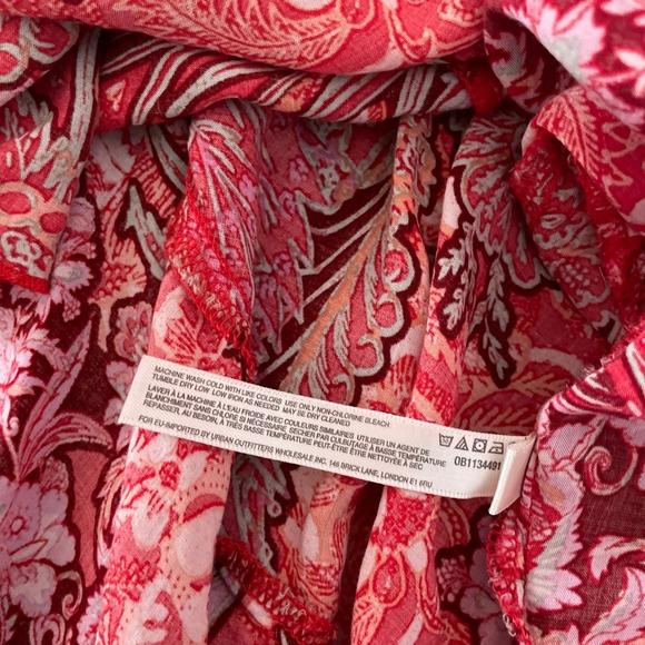 FREE PEOPLE Intimately Forever Yours Smocked Slip Dress Maxi Floral‎ Medium - Picture 15 of 16